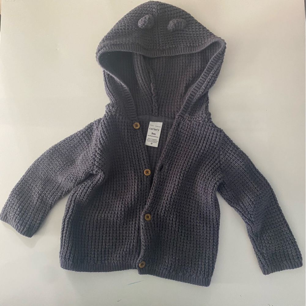 Carters grey cardigan
